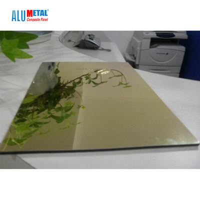 AA3003 กระจกอลูมิเนียมคอมโพสิตแผง Acp B1 FR A2 Unbroken