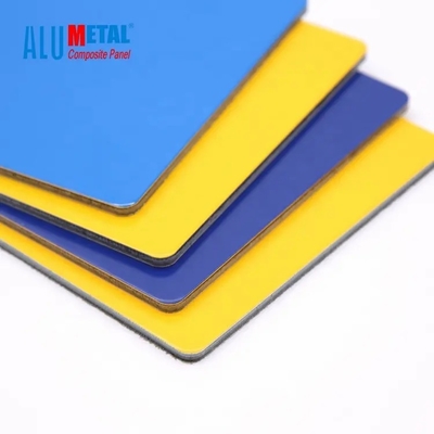 Alloy 1100 PVDF แผ่นอลูมิเนียมคอมโพสิต แผ่นอลูมิเนียมคอมโพสิต ป้องกันไฟฟ้าสถิตย์ 4 มม
