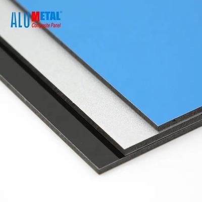 แผงคอมโพสิตอลูมิเนียม PVDF ต้านเชื้อแบคทีเรีย 3 มม. แผง ISO9001 ACP