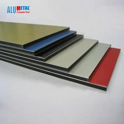 แผงคอมโพสิตอลูมิเนียม PVDF ACP ACM Dibond การหุ้มสถาปัตยกรรมภายนอก