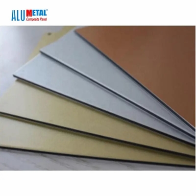 แผงคอมโพสิตอลูมิเนียม PVDF ACP ACM Dibond การหุ้มสถาปัตยกรรมภายนอก