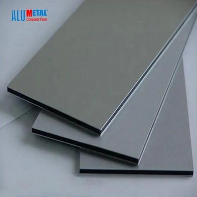 วัสดุก่อสร้าง Alumetal Brushed ภายใน ACP ผนังตกแต่งกรุสีด้าน