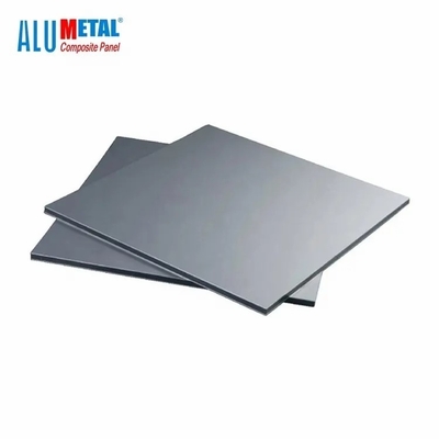 วัสดุฉากกั้นกลางแจ้ง alumetal acm แผงประกอบอลูมิเนียม acp