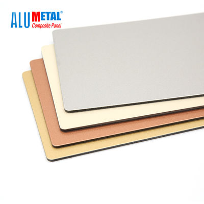 3mm ACM 1250mm ภายในแผงอลูมิเนียมคอมโพสิตแผงหุ้ม LDPE Fireproof