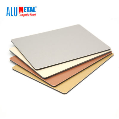 4mm Anodized PVDF อลูมิเนียมคอมโพสิตแผง