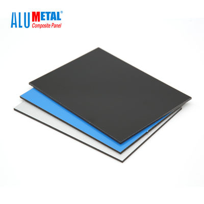 4mm LDPE Core PE อลูมิเนียมคอมโพสิตแผง ACP แผ่นทนไฟตกแต่งประตู 1500mm