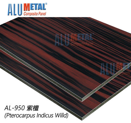 1220X2440mm Nano Surface แผ่นไม้อลูมิเนียมคอมโพสิตแผง Acp แผ่นภายนอก 10mm