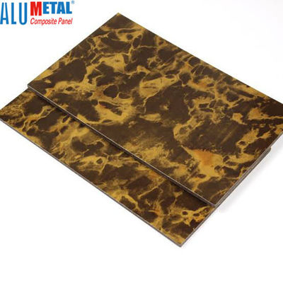 2440mm Anodized Marble Aluminium Composite Panel แผ่น Acp แผ่นอลูมิเนียม 7mm สีขาว