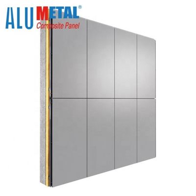 1570 มม. 5 มม. อลูมิเนียมหุ้มผนังภายนอกคอมโพสิต Materia LDPE Core