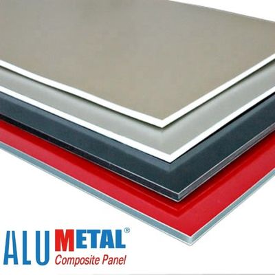 1570 มม. 5 มม. อลูมิเนียมหุ้มผนังภายนอกคอมโพสิต Materia LDPE Core