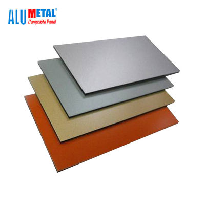 1220x2440mm Brushed PVDF แผ่นอลูมิเนียมคอมโพสิตแผง 5mm AA1100