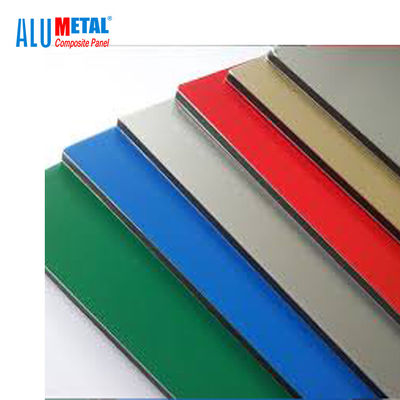 1220x2440mm Brushed PVDF แผ่นอลูมิเนียมคอมโพสิตแผง 5mm AA1100