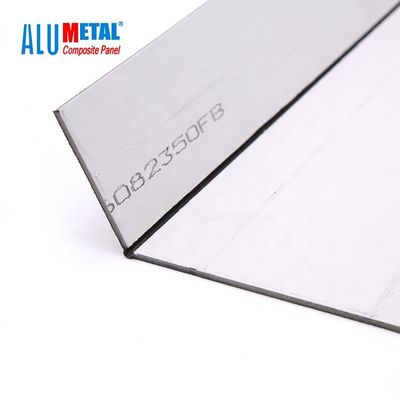 Dibond 3mm PVDF อลูมิเนียมคอมโพสิตแผง Acp แผ่นกระจกพื้นผิวโนไดซ์สำหรับการโฆษณา