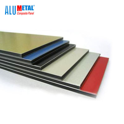 4mm PVDF เคลือบ 3003 โลหะผสมอลูมิเนียมแผ่นผนังกาบคอมโพสิตคณะกรรมการต้านเชื้อแบคทีเรีย ISO9001