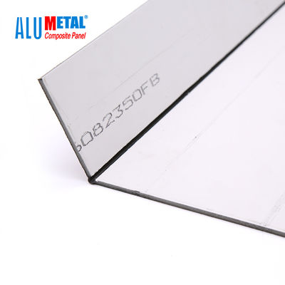 1220MM ACM แผงคอมโพสิตอลูมิเนียมทนไฟภายนอก 4MM Light Antibacterial SGS
