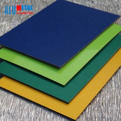 1500mm Facade Mirror แผงวัสดุอลูมิเนียมคอมโพสิต LDPE Core 10mm