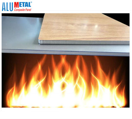 แผ่นอลูมิเนียมคอมโพสิตกันไฟนาโน เกรด A2/B1 1220x2440mm