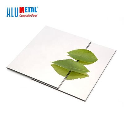PVDF เคลือบ 3mm Acp แผ่นอลูมิเนียมคอมโพสิตแผง 0.5mm AA5005 Matt Finish