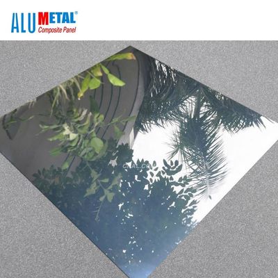 LDPE Core AA3003 กระจกอลูมิเนียมคอมโพสิตแผง Acp แผ่นดัด 2440mm B1 FR