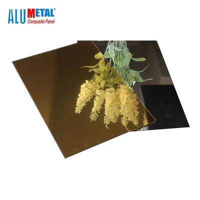 2440mm 3mm Fire Rated แผ่นอลูมิเนียมคอมโพสิตแผงสำหรับ Partition Anodized Surface