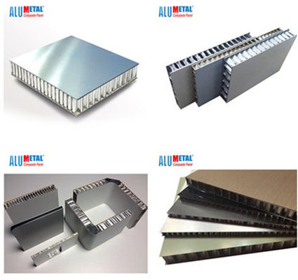 4 X 8 500mm 10000mm อลูมิเนียมแผงรังผึ้ง Marine 4mm Sandwich Panel SGS