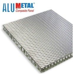 500 มม. 4x8 อลูมิเนียมกลางแจ้งแผงรังผึ้งแผงแซนวิชรังผึ้ง AA3003