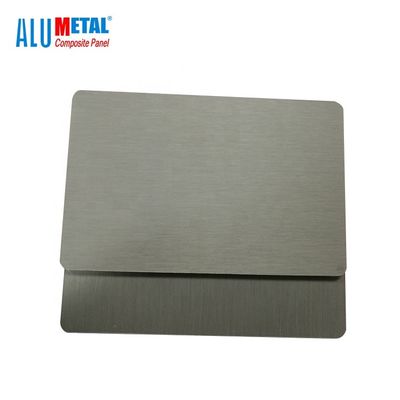 3mm พลาสติกโลหะคอมโพสิตแผง Vmzinc อลูมิเนียมหุ้มในร่ม0.7mm