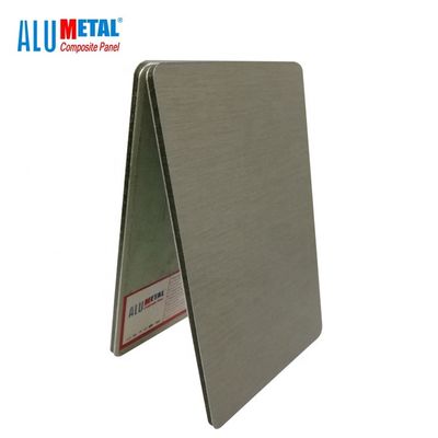 3mm พลาสติกโลหะคอมโพสิตแผง Vmzinc อลูมิเนียมหุ้มในร่ม0.7mm