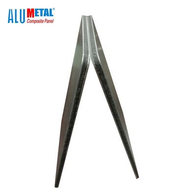 PVDF เคลือบ ACM โลหะคอมโพสิตแผง 0.55mm Elzinc 960mm Antibacterial
