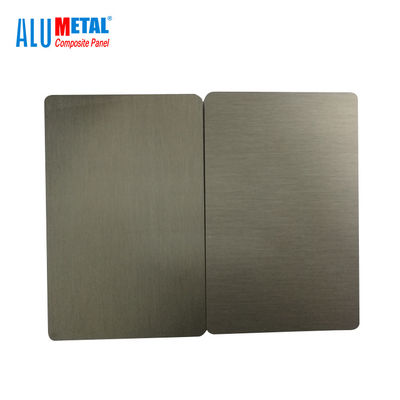แผงประกอบโลหะ 960 มม. หุ้มอลูมิเนียมกลางแจ้ง ACP 1000mm Patina Finish SGS