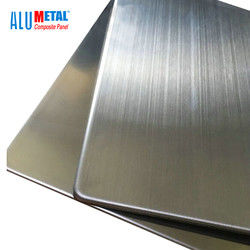 Mold Proof 5000mm สแตนเลสอลูมิเนียมคอมโพสิตแผงพลาสติก FEVE 1220mm AA1100
