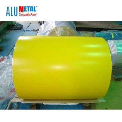 แผ่นอลูมิเนียมเคลือบสี 100 มม. เคลือบสี H112 เจาะ 2200mm