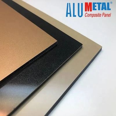 0.50mm Anodized Surface Aluminium Cladding แผ่นคอมโพสิตแผงหุ้ม 5000mm