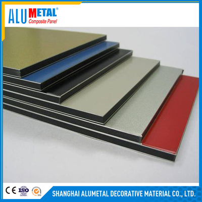 ภายนอก PVDF แผงอลูมิเนียมคอมโพสิต 2000 มม. สไตล์โมเดิร์น