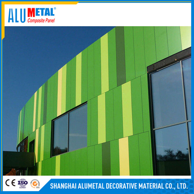 Anodized Architectural Pvdf อลูมิเนียมคอมโพสิตแผง 2mm 3mm