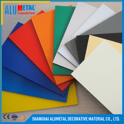 3mm พิมพ์ PVDF อลูมิเนียมคอมโพสิตแผง AA1100 รีไซเคิล