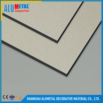PVDF แผ่นอลูมิเนียมคอมโพสิตทาสีสำหรับตกแต่งผนังอาคาร