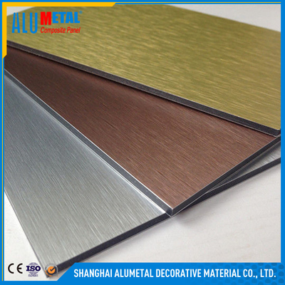 แผงประกอบอลูมิเนียม PVDF ขนาด 6 มม. AA5005 สำหรับอาคารสำเร็จรูป