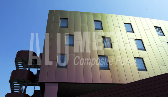 Spectrum Building แผงอลูมิเนียมคอมโพสิต 6mm Mold Proof
