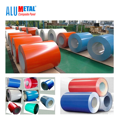 PVDF FEVE ม้วนอลูมิเนียมเคลือบ Trim 200MM สำหรับงานก่อสร้าง