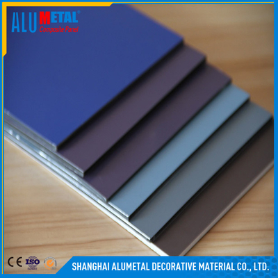 แผงคอมโพสิตอลูมิเนียม PVDF ขนาด 2 มม. แบบกำหนดเองหลายชั้นสำหรับสถาปัตยกรรม