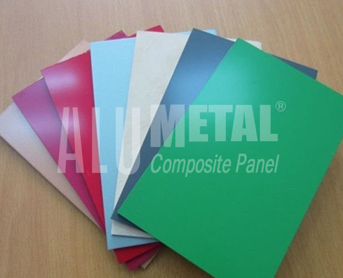 แผงหุ้ม ACM ภายใน Light PE 3mm Aluminium Composite Panel
