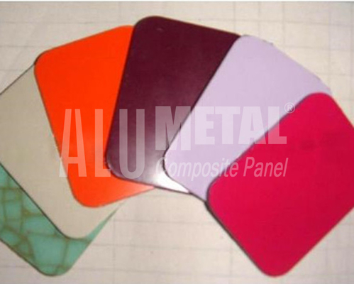 Dibond PE เคลือบอลูมิเนียมคอมโพสิตแผงอาคารอพาร์ตเมนต์แผ่นแผง ACP