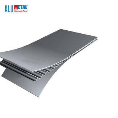 A2 FR เกรดแผงอลูมิเนียมลูกฟูก 1500mm Aluminium Sandwich Board