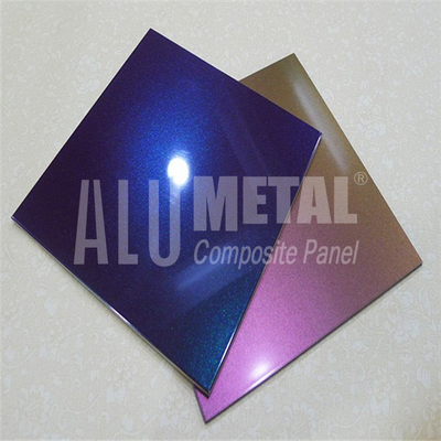 Anodized Brushed Aluminium Composite Panel แผ่น Unbreakable Core