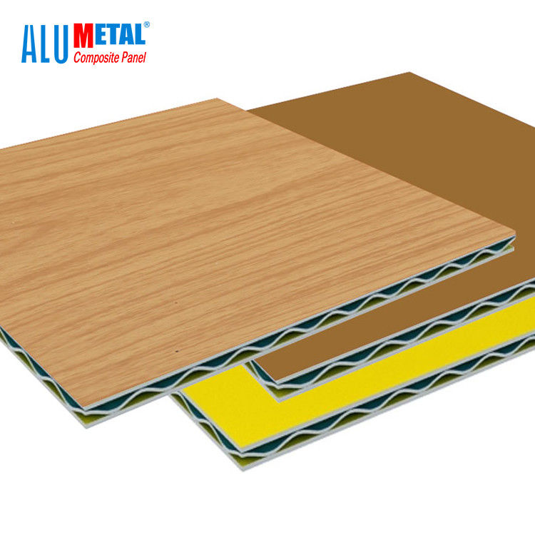 3mm Fencing B1 FR Perforated Aluminium Corrugated Panel แผงคอมโพสิต 5005 Alloy